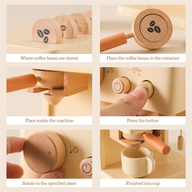 Kids Wooden Montessori Toy Set - Play Kitchen Set ulasan dan harga