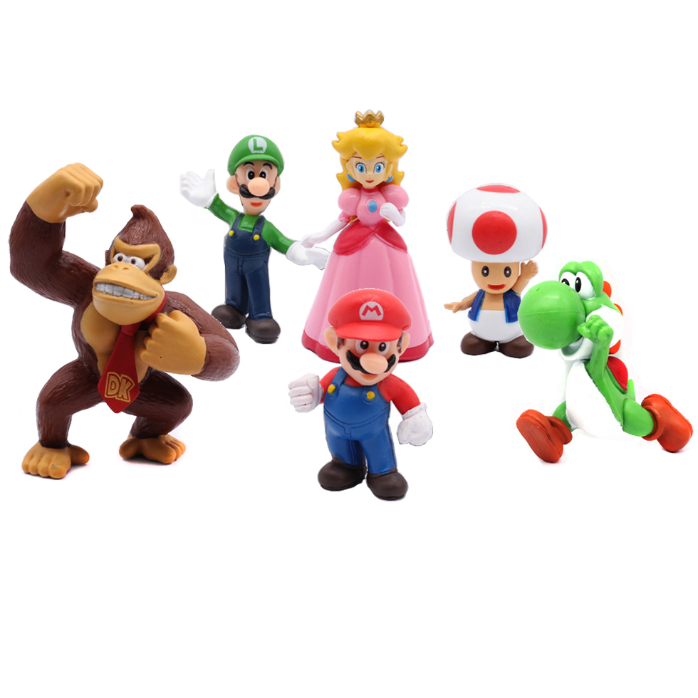 # 6pcs/set Super M Bros PVC Ac - Kids Toys Movie ulasan dan harga